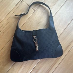 Black Gucci handbag